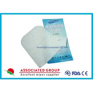Wet Nonwoven Exfoliating Hand Gloves For Medical , Baby Wipe Gloves