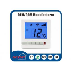 Household Room Heating fcu thermostat , Digital Air Conditioning Thermostat