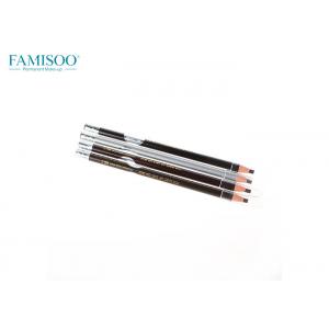 China Long Lasting Waterproof Eyebrow Pencil Black / Light Brown / Dark Brown / Gray Color supplier