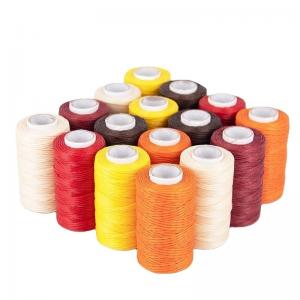 Small Roll 150d 0.8mm 30meters Spun Wax Thread for Hand-woven Bags and Bracelets