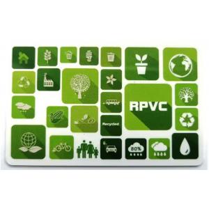 Eco-friendly 0.3mm white color Recycled Printable PVC Plastic Sheet for smat card Production
