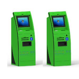 China Slim Curve A4 Laser Printer Self Service Kiosk With Passport Scanner / Webcamera supplier