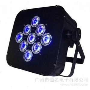 China Black Box Led Mini Flat Par Light 15W 9PCS RGBWA 5in1 For Stage Decoration supplier