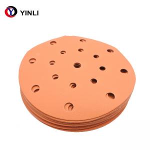 China Abrasive 5 Inch 125mm Round Sanding Discs Clean For Polishing Car Accessories supplier