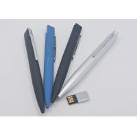 Blue / Black / Silver 8gb Pen With Usb Flash Drive For School Office