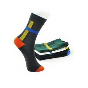 China Custom logo, design, color knitted cotton Sports Custom Dress Men Socks supplier
