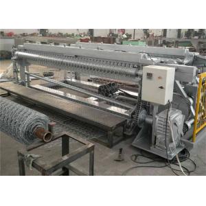 China fil de tricotage hexagonal Mesh Machine de 80x100mm Gabion supplier