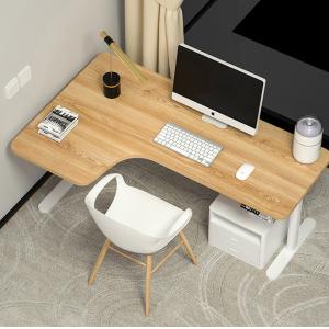 Height Adjustable Modern L Shape Stand Workbench Table for DIY Office Computer Desk