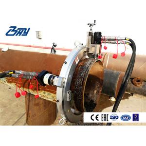 Pneumatic Pipe Cutting And Beveling Machine Split OD Mount for Stainless Steel Pipe