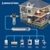 BPA Free Sediment Pre Filter with Siphon Backwash Spin Down Design for Household Use
