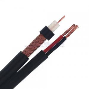 China RG59/U Coaxial Communication figure 8 Cable Manufacture Price, CCTV rg59 cctv camera cable for RG59 with power cables supplier