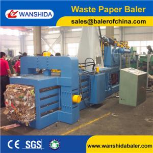 Y82W-50A 2-4ton/h capacity China Waste Paper Balers Supplier to baler news paper and PET bottoms with conveyor belt