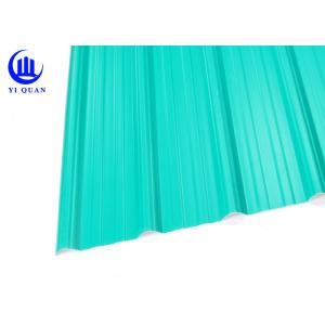 China Samll Wave Natural Plastic Coloured Plastic Roofing Sheets With Ridge Cap supplier