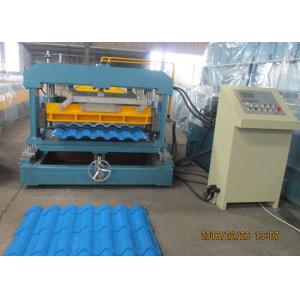 Glazed Metal Tile Roll Forming Speed 4m/min Full Automated Control Roof Panel Roll Forming Machines Use 380V/3Phase/50HZ
