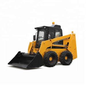 China EPA Engine Skid Steer Loader Hydraulics Quick Coupler Wheel 0.5m3 Bucket Capacity supplier