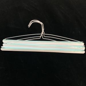 China White Short Coat Hangers , Diameter 2.5mm Laundry Shop / Hotel Clothes Hangers supplier