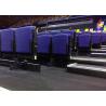Cinema Upholstered Indoor Bleacher Systems , Audience Systems Seating Fixed To