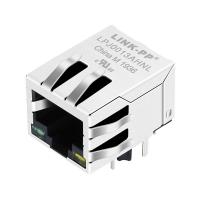 China RJ-10149E Magnetic RJ45 Jack LPJ0013AHNL 90 Degree Socket Connector on sale