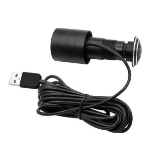 Cámara de ojos de gato USB Lente de ojo de pez de gran angular para monitoreo industrial Plug and Play