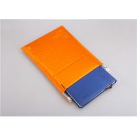 China Orange Metallic Padded Envelopes Custom Bubble Mailers 35x330mm #H Eco Friendly on sale