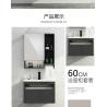 Aviation Aluminum Bathroom Wash Basin Cabinet wash basin with mirror and cabinet