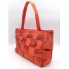 China Orange Webbing Travel Nylon Tote Bags Multi Function Big Volume 210D Lining wholesale