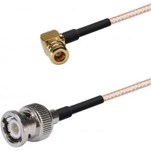 China 6 Inch BNC Male To SMB Female RG316 RF Extension Cable supplier