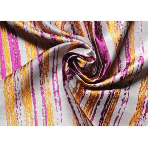 China Платья Striped пурпур Organza верхнего сегмента сплетенной ткани жаккарда supplier