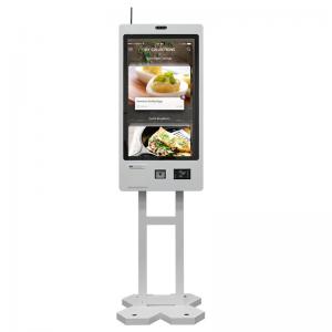 China Cashless Restaurant Ordering Kiosk HDMI Self Service Order Machine supplier