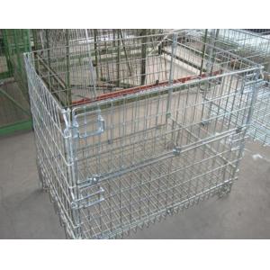 Wire Mesh Storage Cages , Metal Security Cage Steel Q235 Material