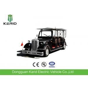 China Classic Open Top Sightseeing Bus 11 Seater Electric Classic Car with Maintenance Free Battery supplier