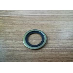 China O Shape Custom Rubber Gaskets Metal Rubber Bonded Washer Low Thermal Expansion supplier