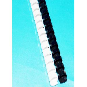 Roud / Oval Shape Binding Materials Pvc Plastic Comb 6mm To 50mm Pitch 12.7mm