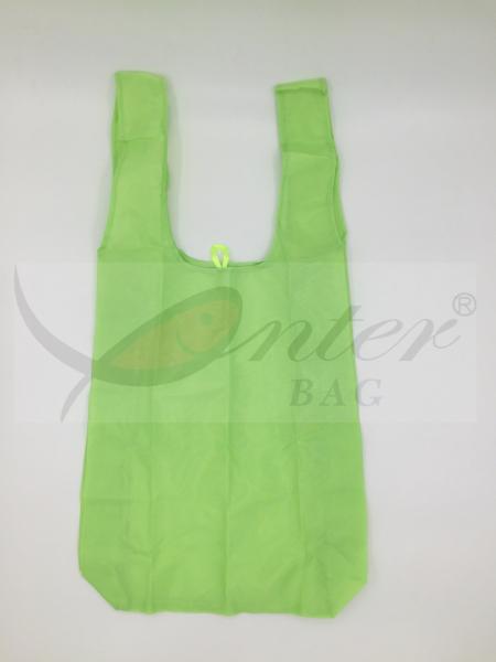 Light Green Roll Up Reusable Grocery Bags Reusable For Travel / Outdoor Activity