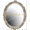 Shaped Wall Dresser Mirror with Carven frame golden color AG-308