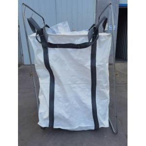 2000 Kg Bulk Mineral Bags FIBC Bulk Bag For Cement Sand With PE Liner Stevedore Belt