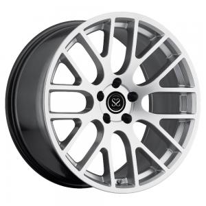 China 18 19 20 21 22 silver black two colors alloy wheel aluminum monoblock forged rims supplier