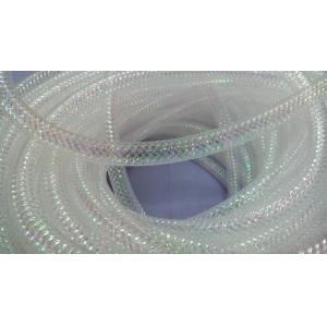 White Cable Mesh Sleeve Decorative Color Polyester Tapes for Christmas