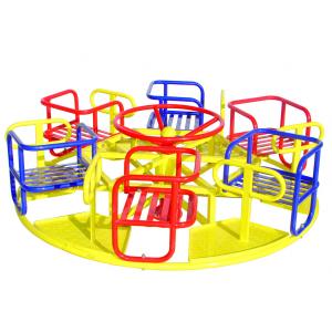 outdoor playground galvanized steel Swivel Chair-ET-E03
