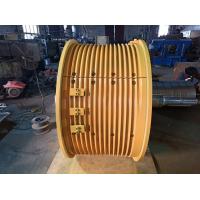 China Weldment Connection Electric Wire Winch With Lebus Grooves Drum Type Construction on sale