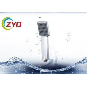 Plastic Water Conserving Shower Head , Flat Bathroom Shower Heads Handheld