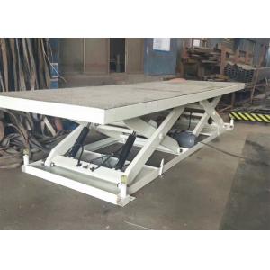 China 3Tons Double Scissor Hydraulic Lift Table Or Long Size Lift Table 1.6m Lifting Height. supplier
