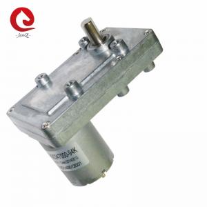 China 95mm 12v Dc Motor High Torque Low Rpm Right Angle Gear Motor supplier