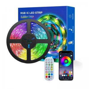 China 3M Aura BT Mesh Mobile Smart Phone APP Control Dimmable Flexible RGB SMD 5050 150 LED Strip Lights 3- supplier