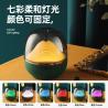 China 600ml Wholesale Decorative Wireless Wood Grain Ultrasonic Scented Essential Oil Room Aroma Diffuser Colorful LED Light wholesale