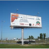 China Unipole three sides advertising rotating panel billboard on sale