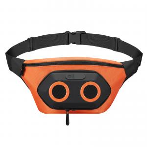 China Outdoor Adjustable Fanny Pack Waterproof Rechargeable With Bluetooth Speaker Stereoc supplier