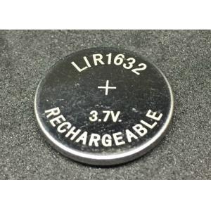 China Professional Li Ion Button Battery LIR1632 25mAh Li Ion Coin Cell Rechargeable supplier