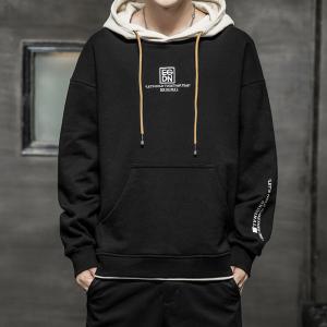 China Men Loose Embroidered Casual Garment Men's Hooded For Winter supplier