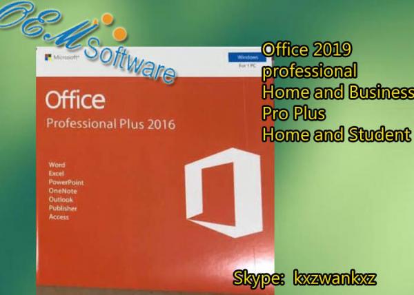 Original Office 2016 PKC , Office 2021 Pro plus Plus Retail Key Dvd Box